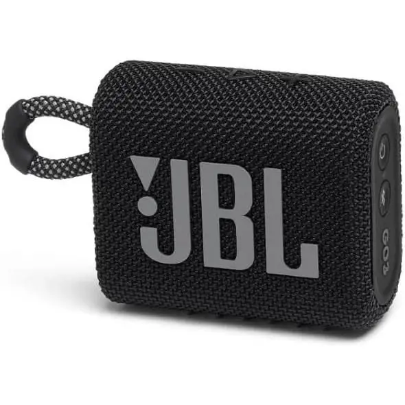 JBL GO 3 Portable Wireless Bluetooth Speaker, Waterproof and Dustproof (IP67), Up to 5H Hi-Fi Sound Playback, Black, White, Blue
