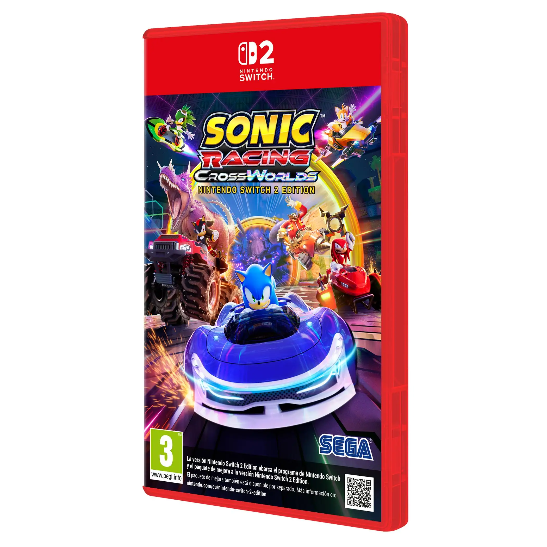 Sonic Racing CrossWorlds - Nintendo Switch 2 - Nuevo Precintado - PAL España