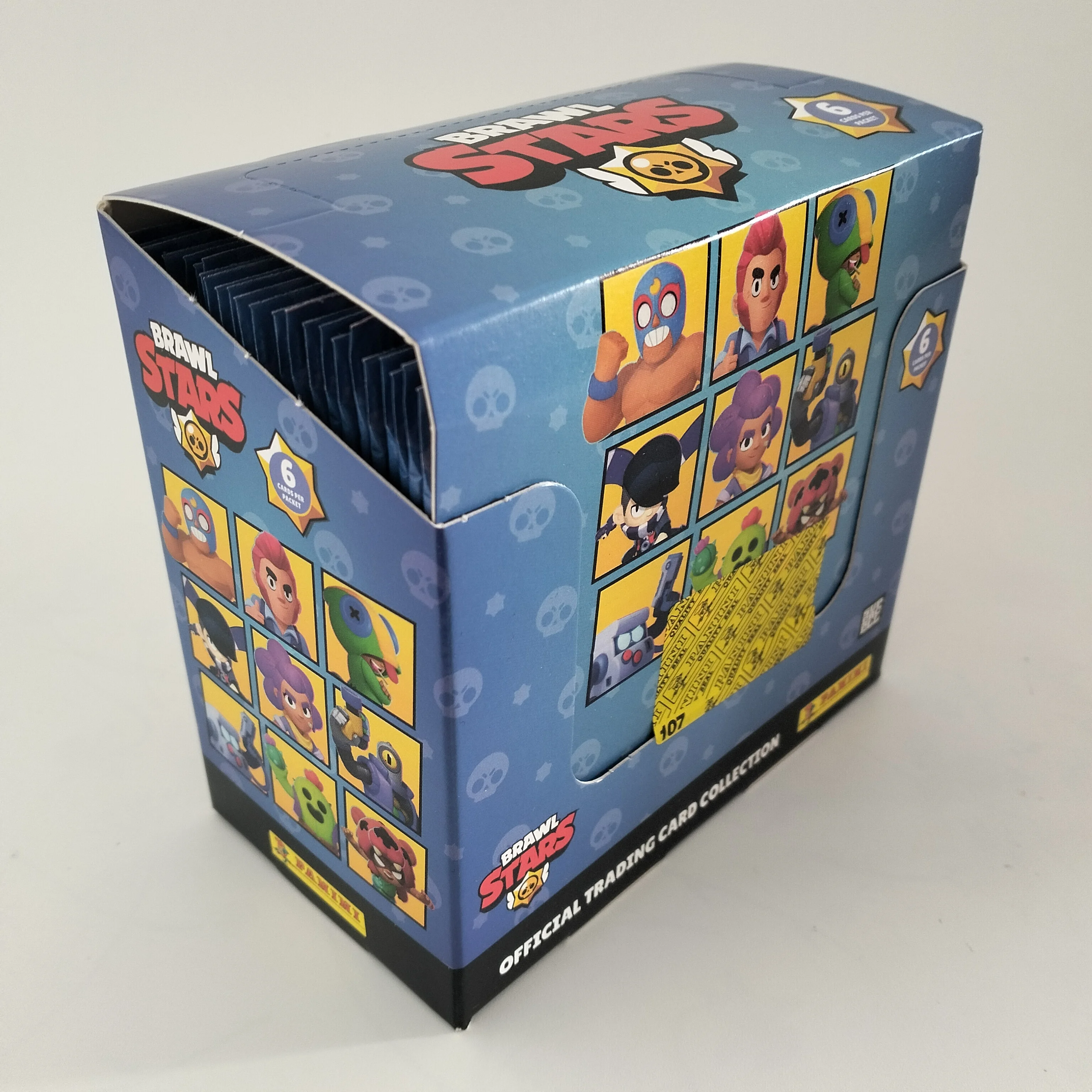 Panini Brawl Stars - Caja con 50 Sobres de Trading Cards Coleccionables