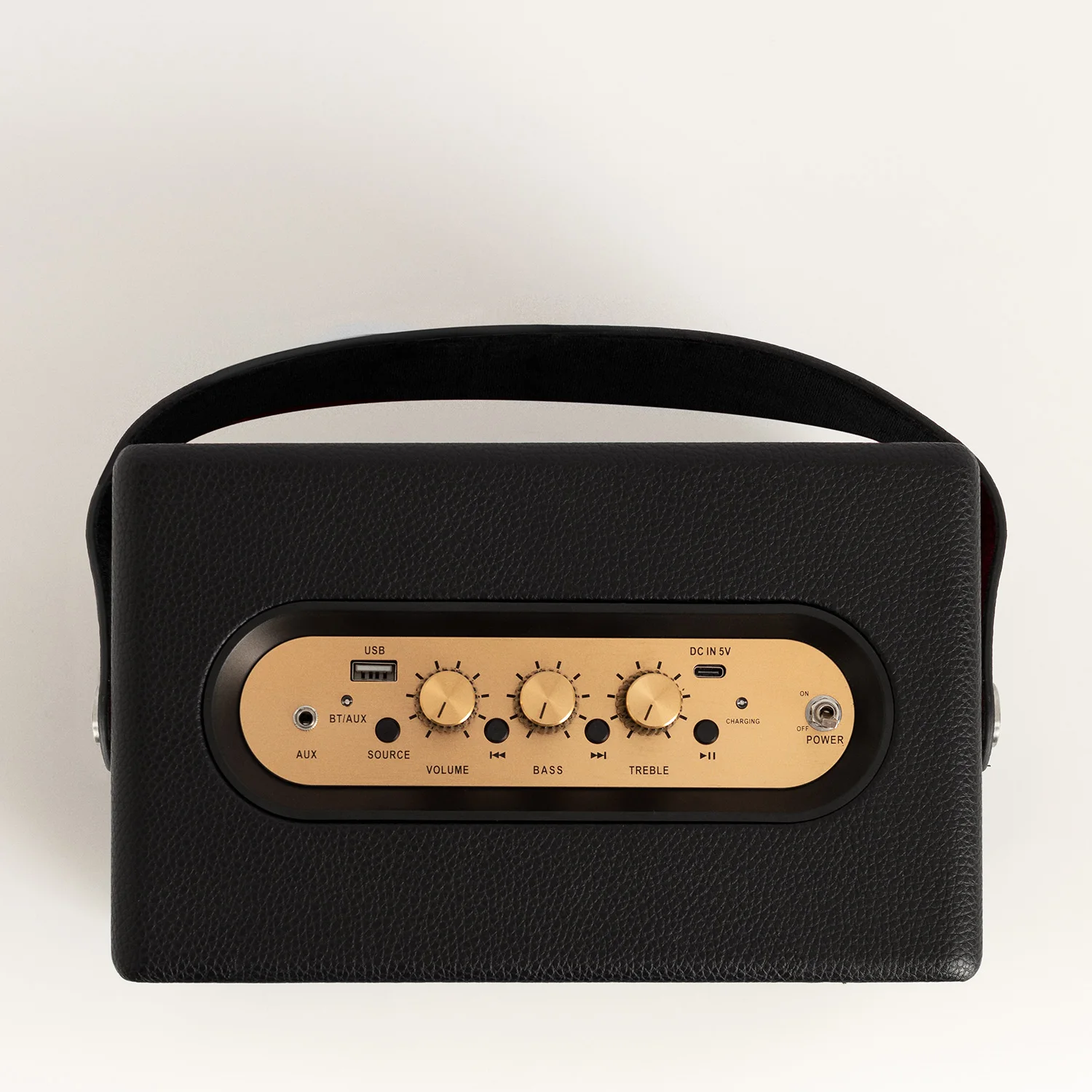 Create - portable speaker with bluetooth, usb and aux - speaker retro
