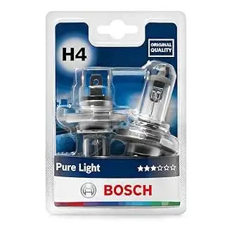 Bosch Lámparas Halógenas H4 Pure Light 12V 60/55W
