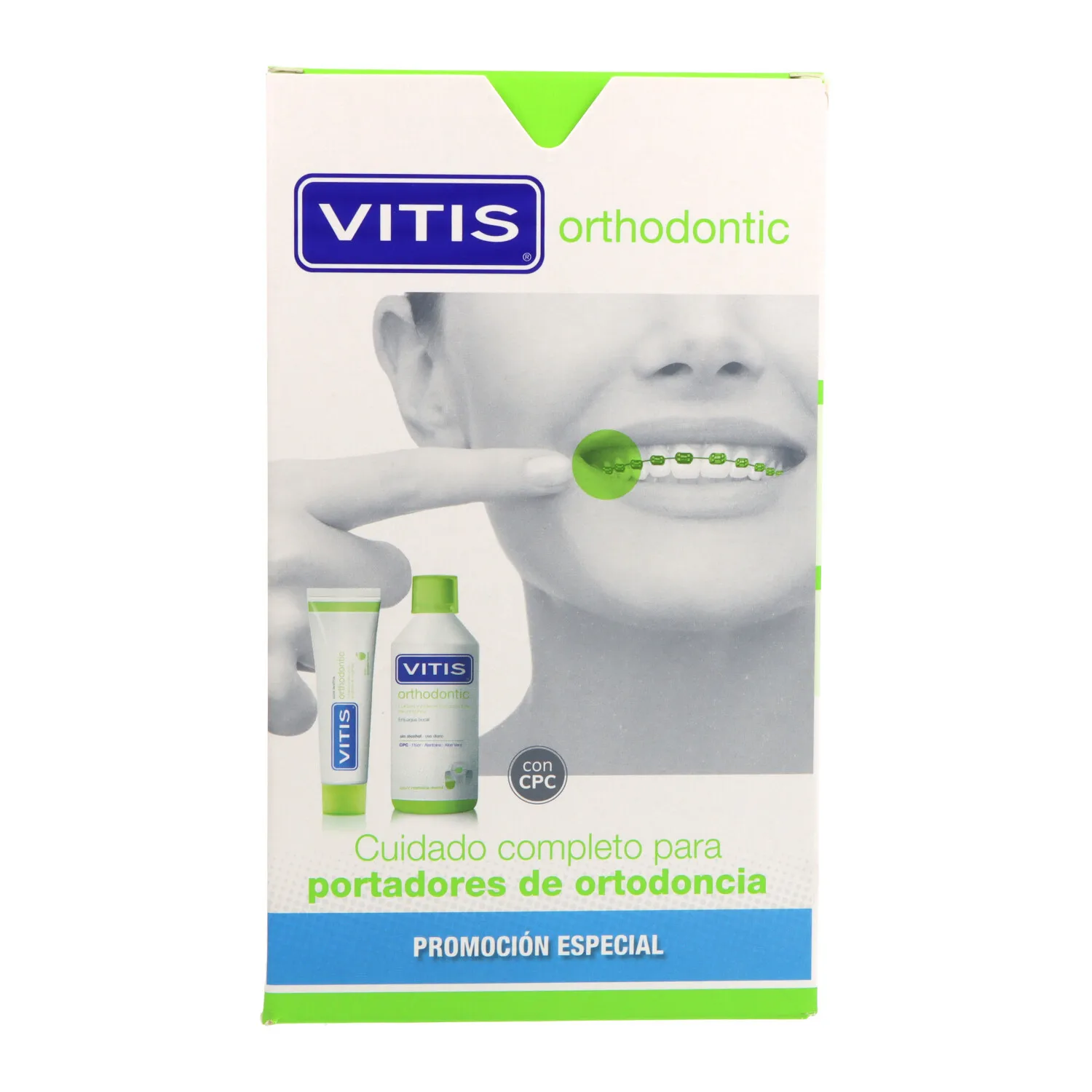 Vitis Orthodontic Pasta 100 ml + Colutorio 500 ml Promo