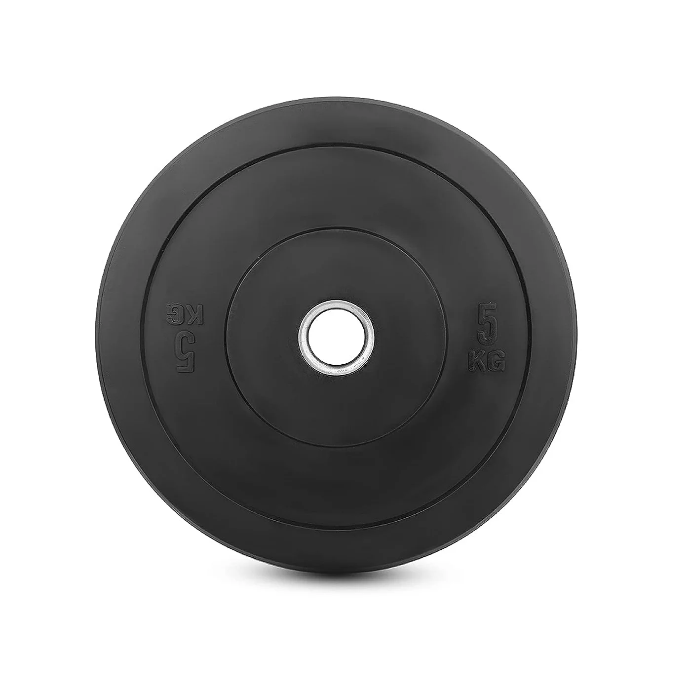 Cannon - Disco Bumper  50mm, De 5 kg a 25kg, Bumpe Plates, Goma Maciza, Absorben Golpes, Color Negro, Entrenamiento Pesas