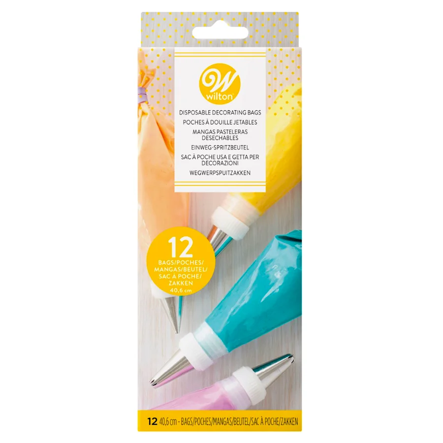 Glotomania MANGAS PASTELERAS DESECHABLES WILTON | 40 CM (12 U)