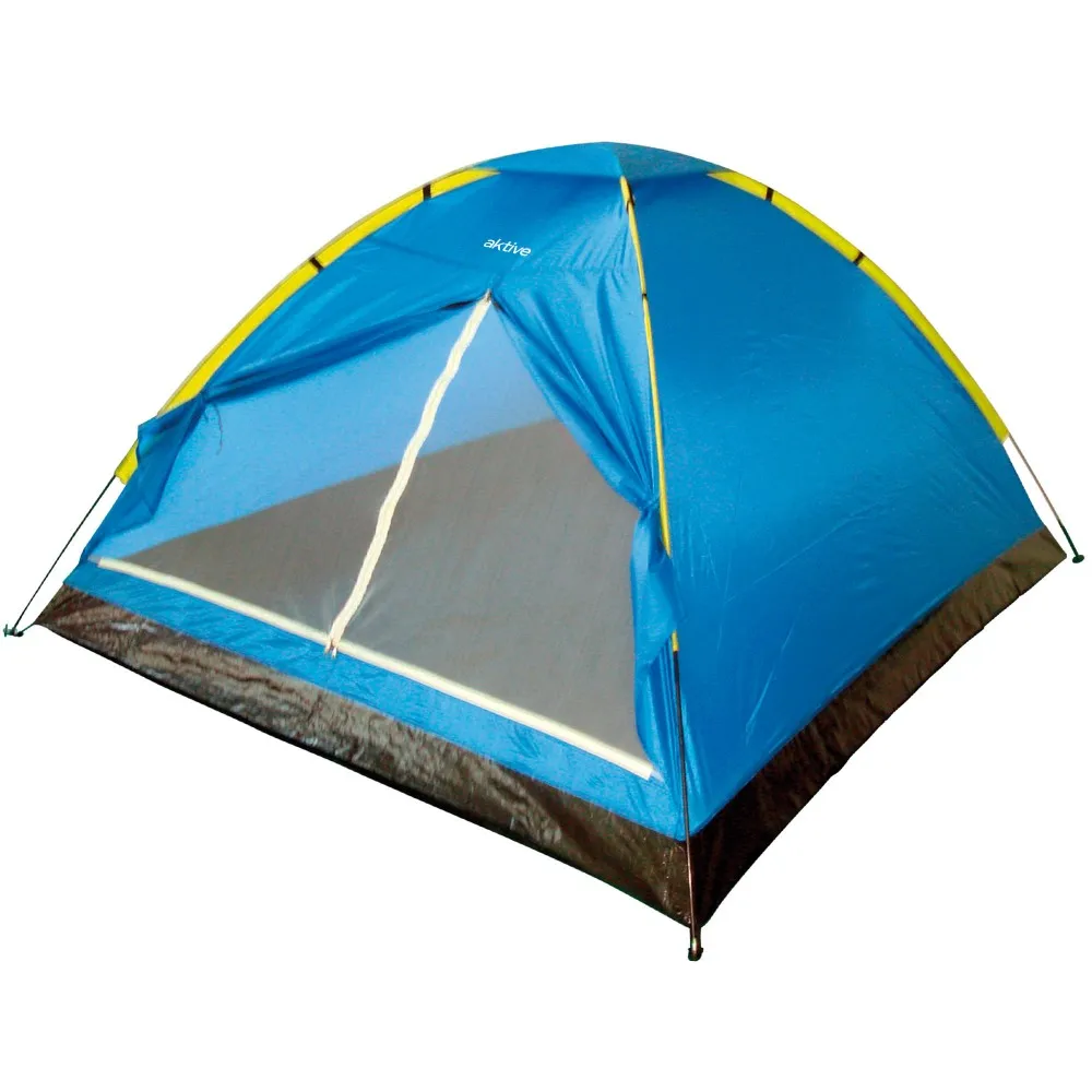 Tienda campaña dome para 4 personas 210x240x130 cm Aktive