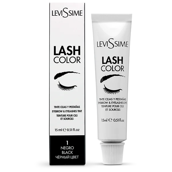 Levissime Lash Color  Negro 1# Tinte de cejas y pestañas