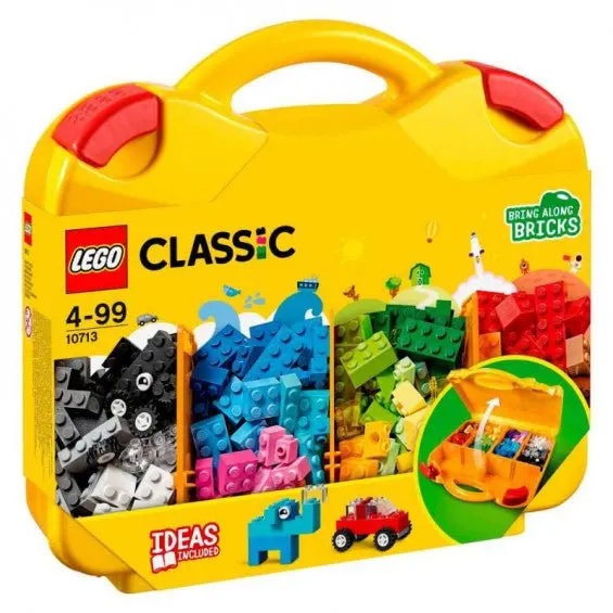 LEGO LEGO Classic Maletín Creativo (10713) – 213 piezas para imaginación sin límites