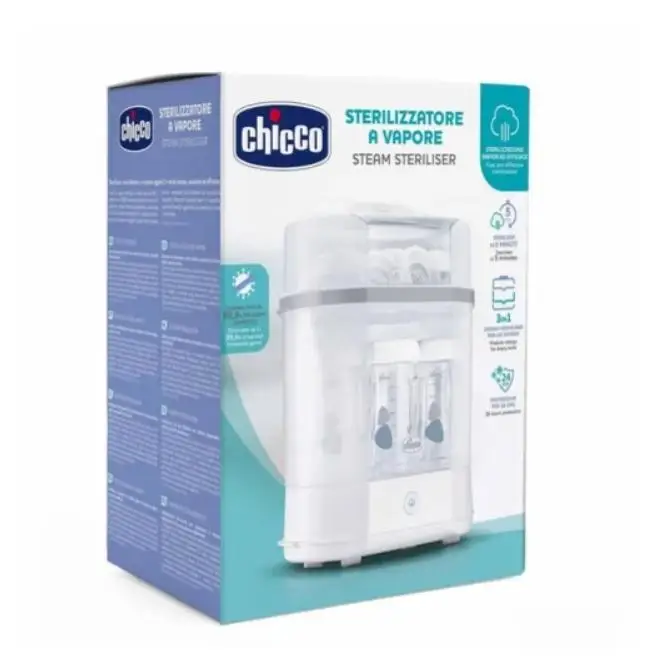 Chicco Esterilizador SterilNatural 3 en 1, 1 Unidad