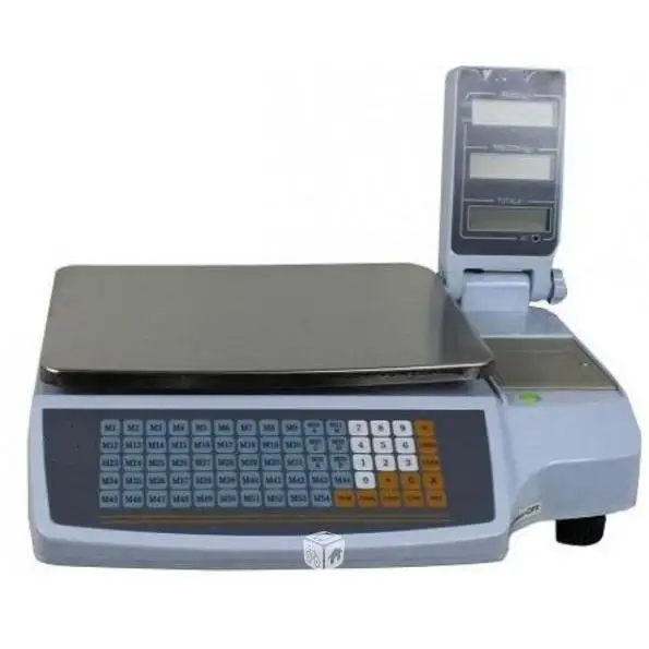 stainer balanza bascula con impresora de ticket programable