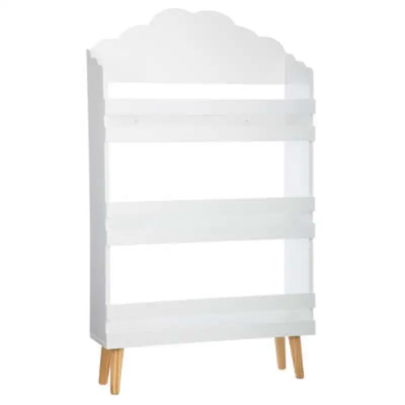 Factory Cuadros Libreria Infantil Noah Blanca | Estantería Infantil | Mueble Infantil | Dimensión del Producto: 58 X 18 X 100 Cm | Material: Madera - Armarios Infantiles