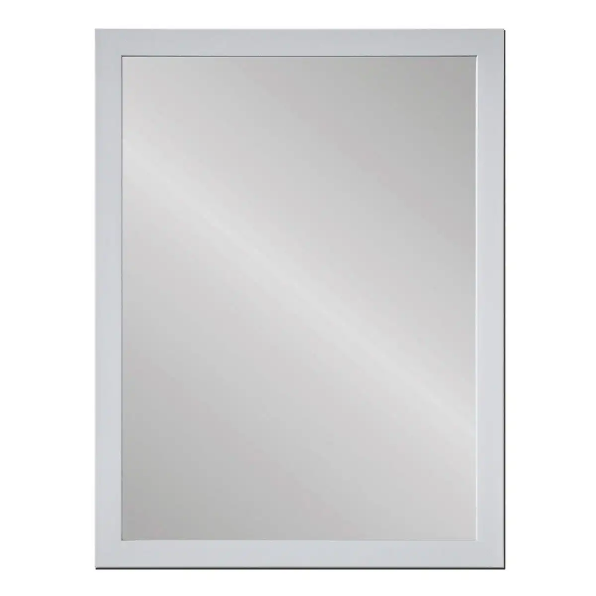 Espejo de pared blanco de PE de 56x76 cm LOLAhome