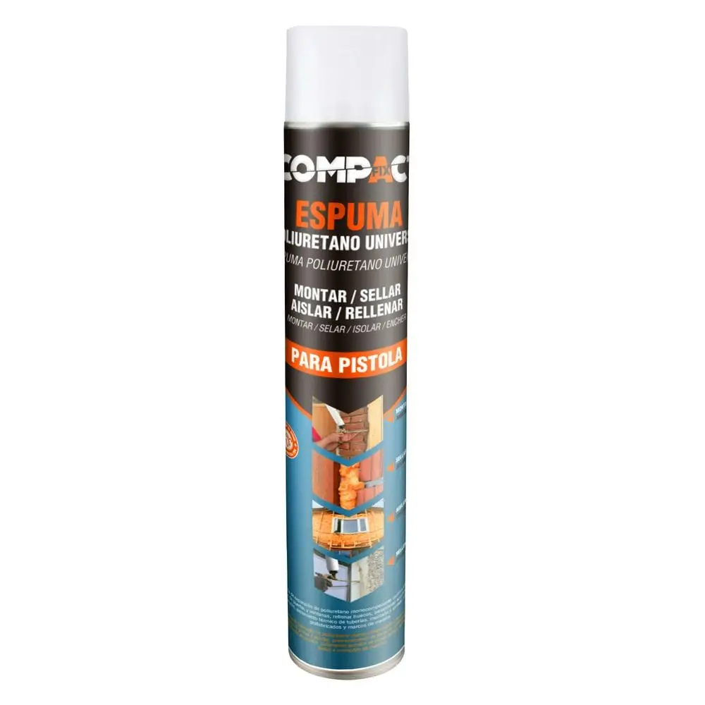 Espuma de Poliuretano Compact 750 ml Pistola/Spray