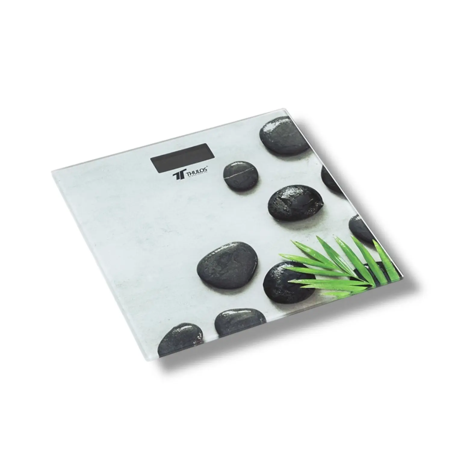 Báscula de baño, capacidad max: 180Kg. THULOS TH-BD103 - DISEÑO PIEDRAS