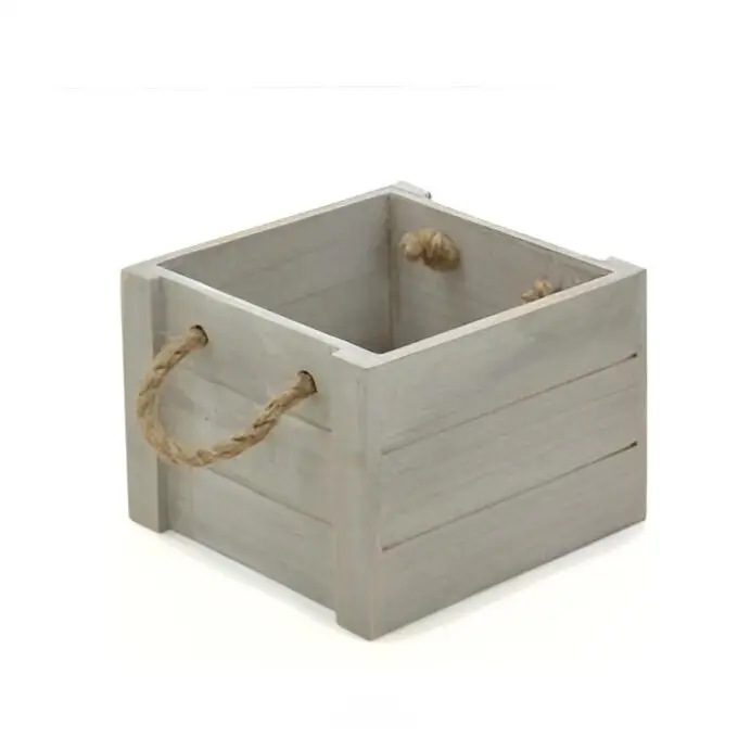 Arte Regal Caja madera cuadrada 15 x 16 x 12 cm decoración hogar