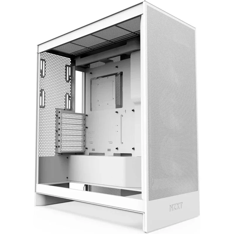 NZXT H7 Flow 2024 Cristal Templado USB 3.2 Blanco