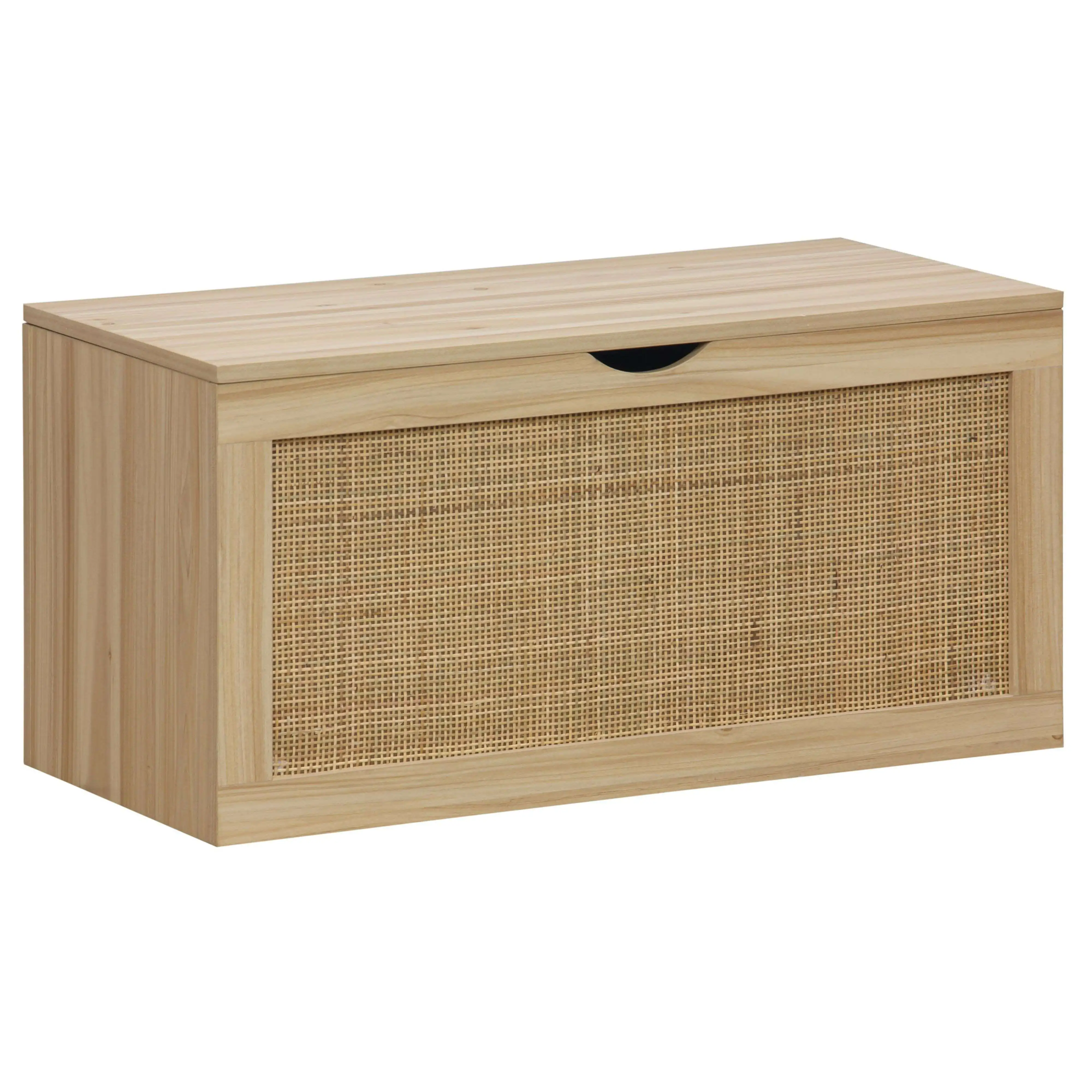 Miroytengo Baúl Mueble Auxiliar Bong Color Pino 80x40x40 cm