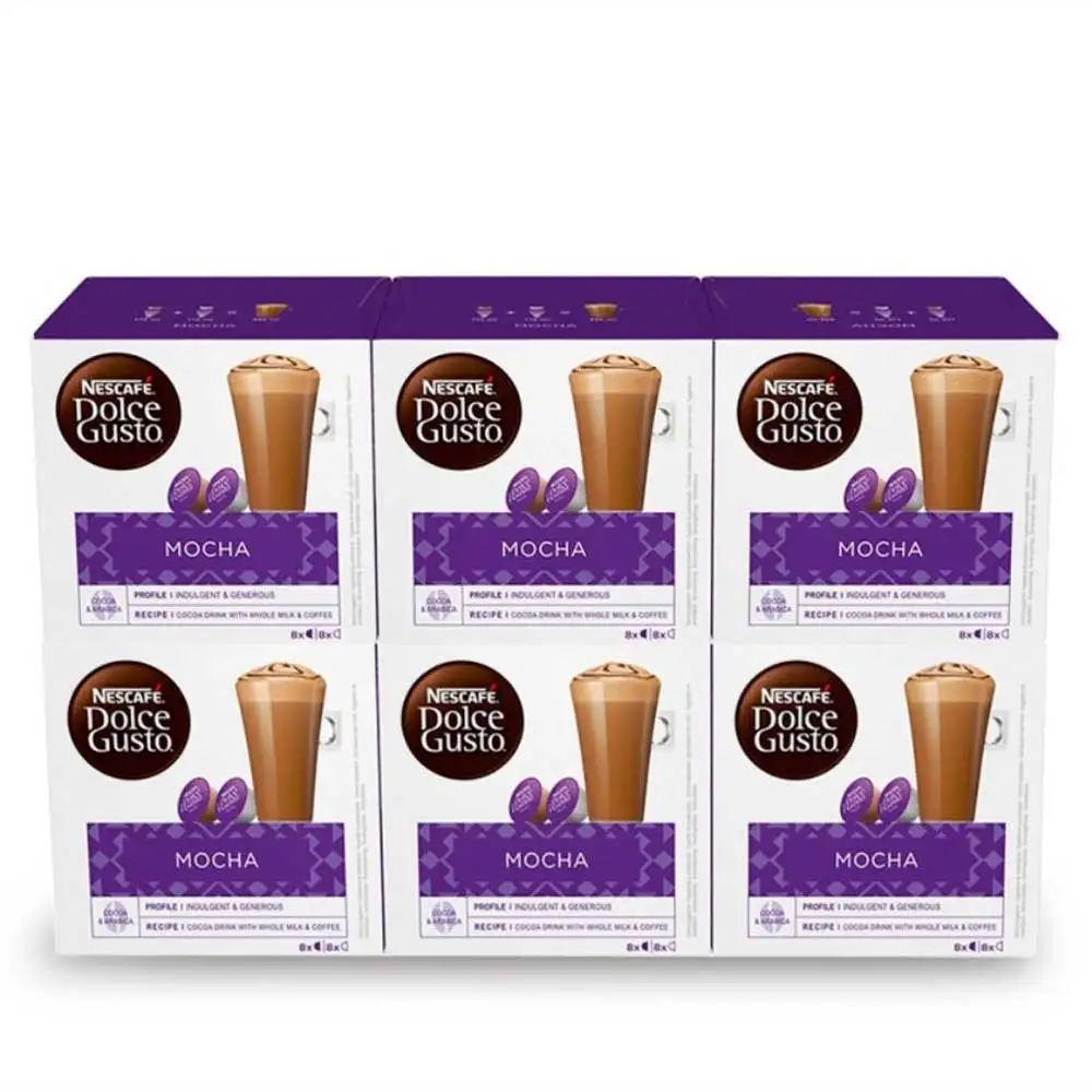 Coffee Mocha Dolce Gusto 6 boxes of 8 + 8 capsules new format