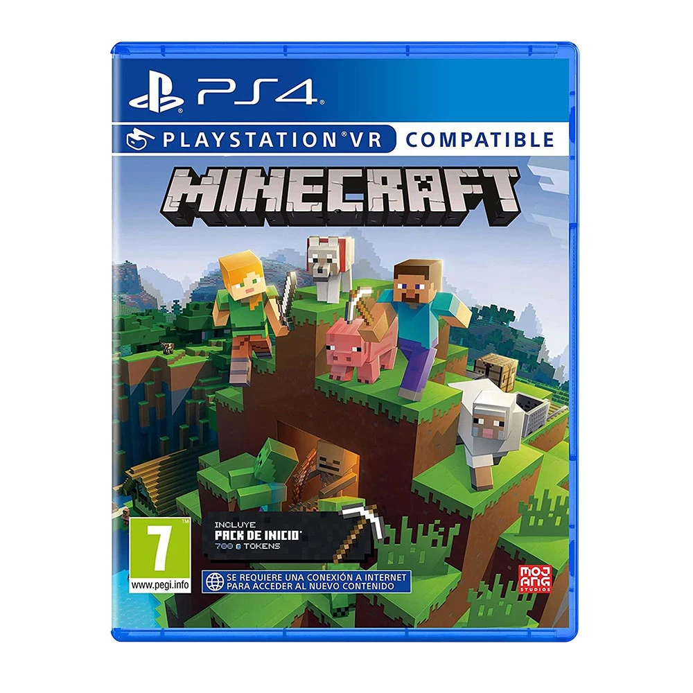 Playstation Minecraft - Started Collection Refresh Ps4 - Pal Spain - Physical Format - New Sealed