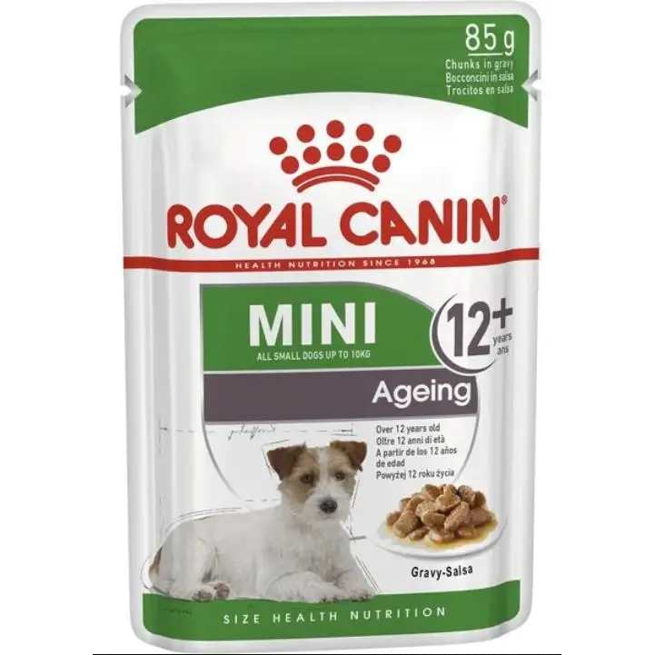 Pack de 12 sobres - Royal Canin Mini Ageing en salsa