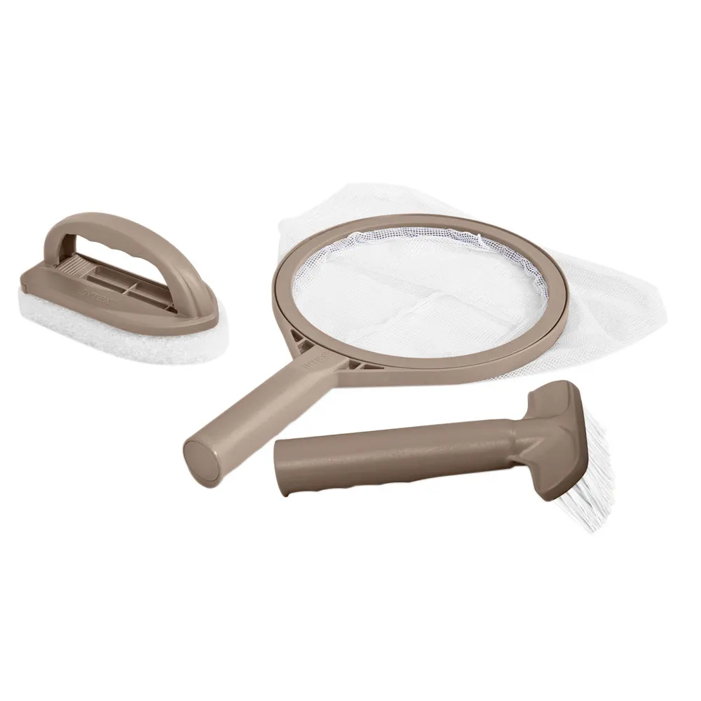 Kit mantenimiento para spa + 2 cepillos y 1 malla INTEX