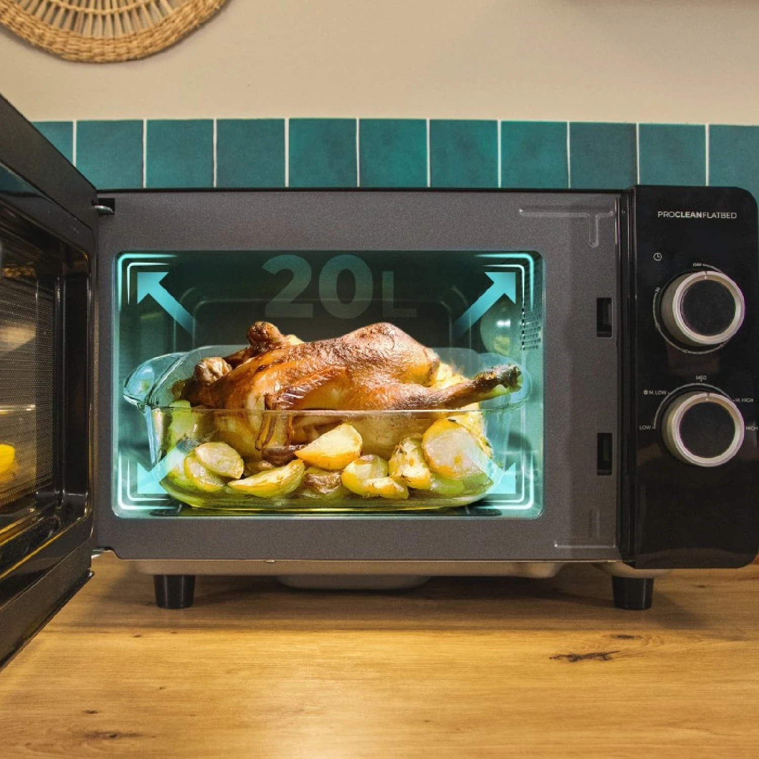 Cecotec microwave without plate proclean 3030 flatbed