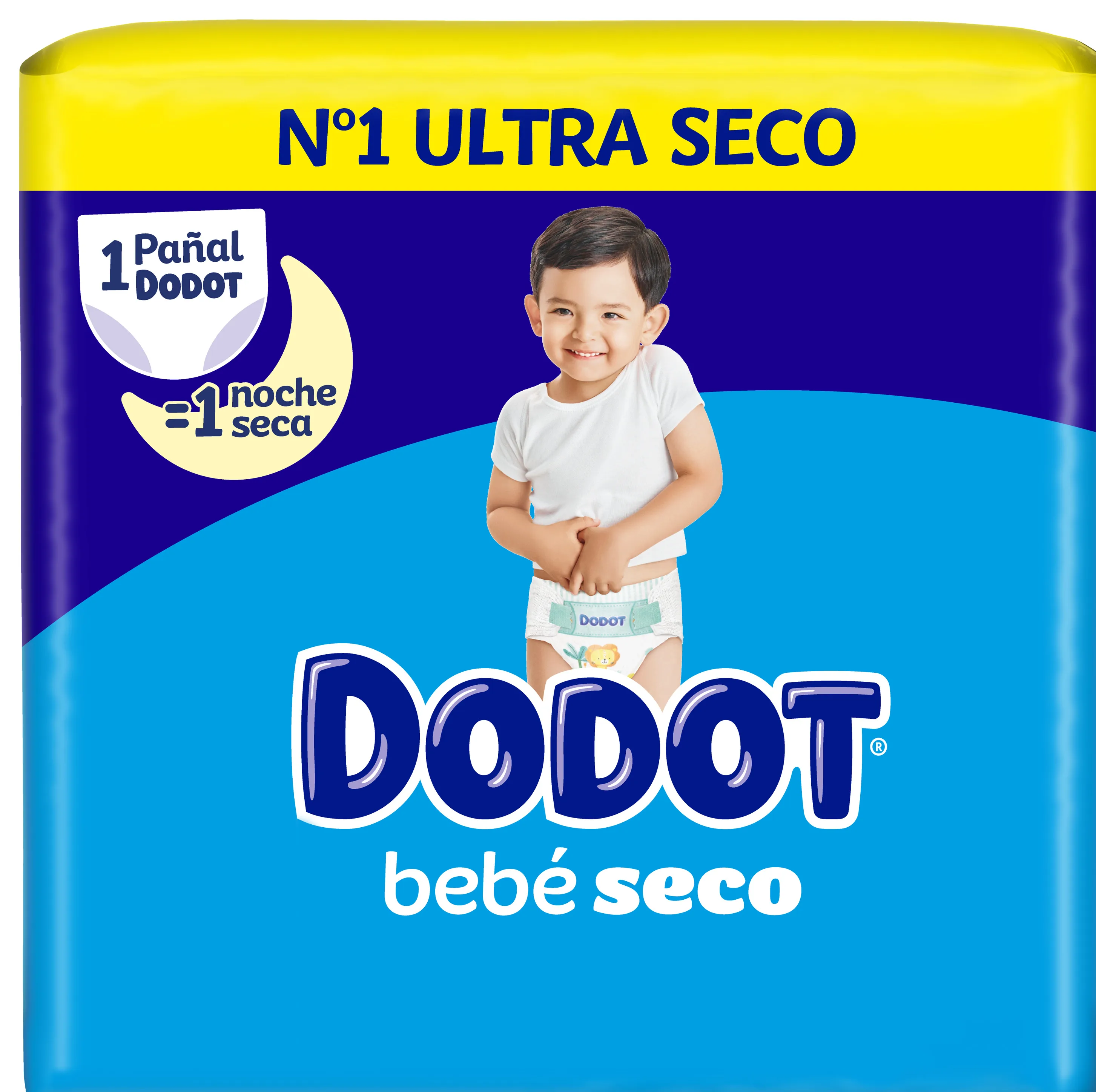 Dodot Bebé Seco Pack Semanal, Tallas 3,4,5,6. Pañales Bebé con Triple Sistema de Protección Antifugas, Nº 1 Ultra Seco, Triple Capa Absorbente, Piel de tu Bebé Seca hasta 12h.