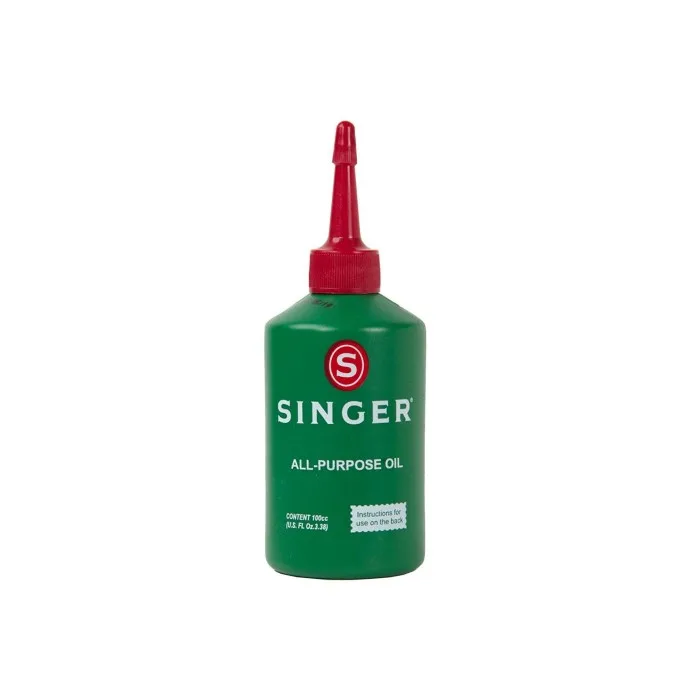 Aceite Lubricante Mineral Singer 100 ml para Máquinas de Coser - Ideal para Mantenimiento Doméstico