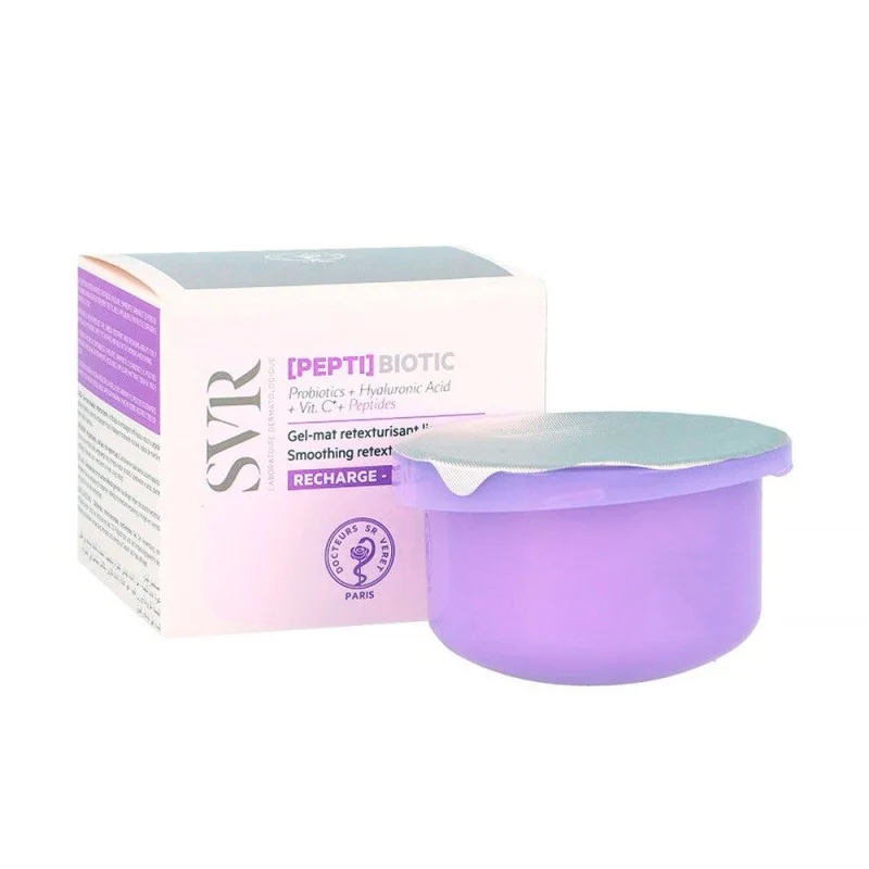 Svr Pepti-Biotic Gel Matificante Regenerador Con Péptidos, Vitamina C Estabilizada Y Ácido Hialurónico 50 Ml - Recarga