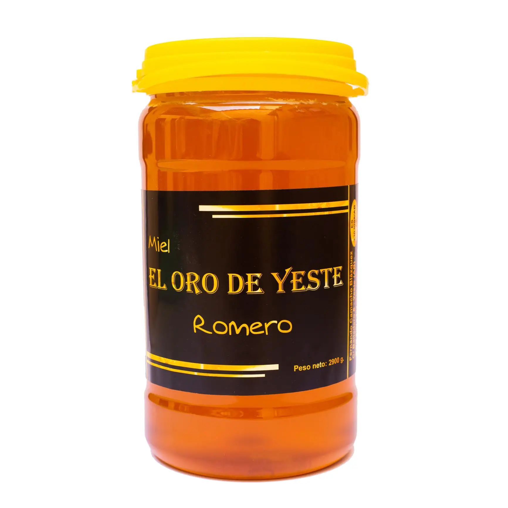 Miel de Romero 2.9 Kg - Envase PET Alimentario Reciclable - Saludable y Ecológica
