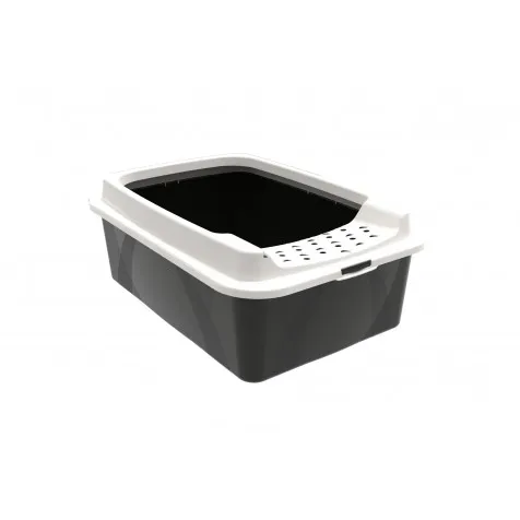 Rotho My Pet Bonnie Eco Litter Tray Arenero para Gatos Negro