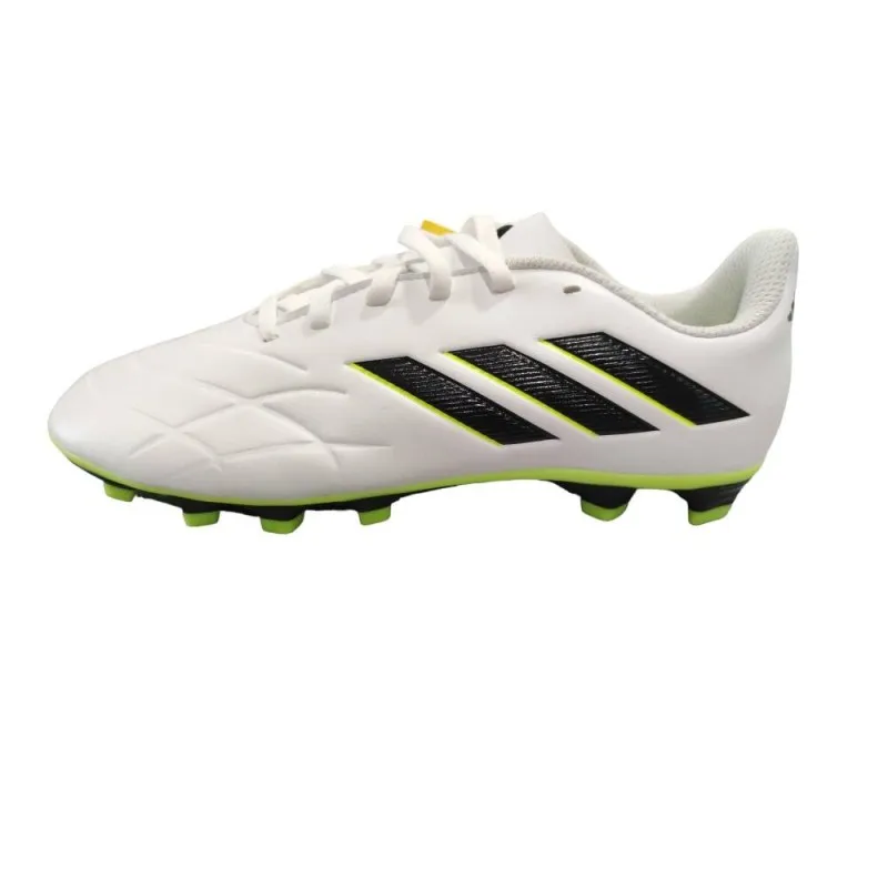 Botas Futbol Adidas  Copa Pure.4 Fxg J Blancas Niño Cesped