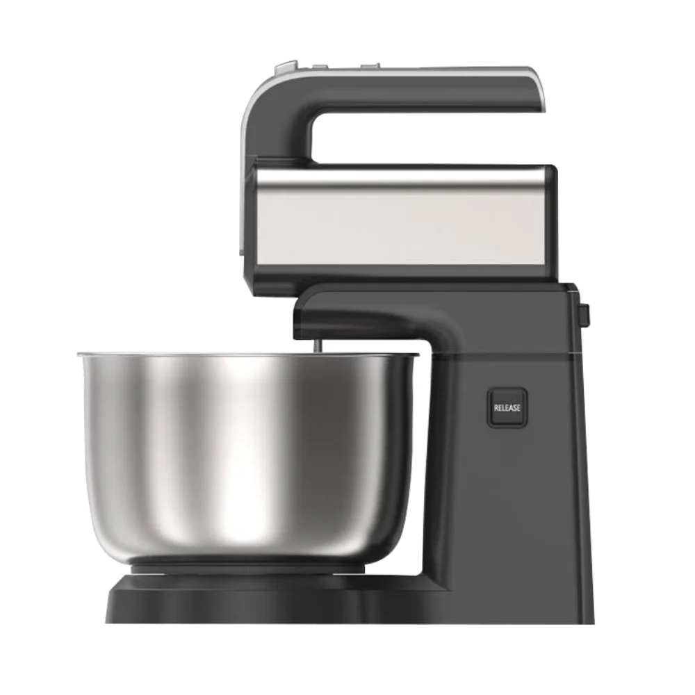 MyWave MWHM-300 Batidora Amasadora 300W Negra y Acero Inoxidable