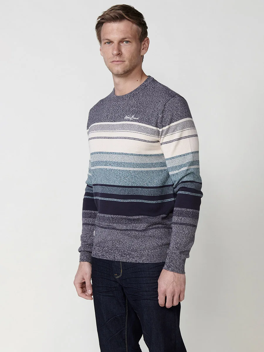 Koroshi Jersey punto tricot algodón manga larga hombre