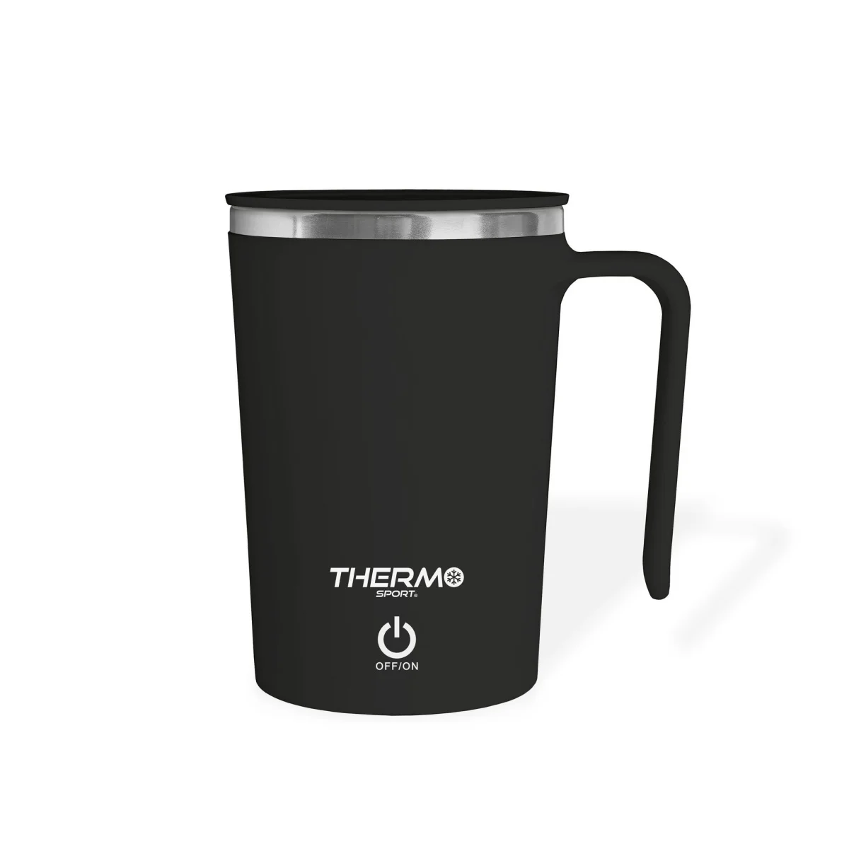ZYLX SHOPPING – Travel Mug 400 ml ThermoSport con Mezclador Automático Recargable, Taza Térmica para Café y Té