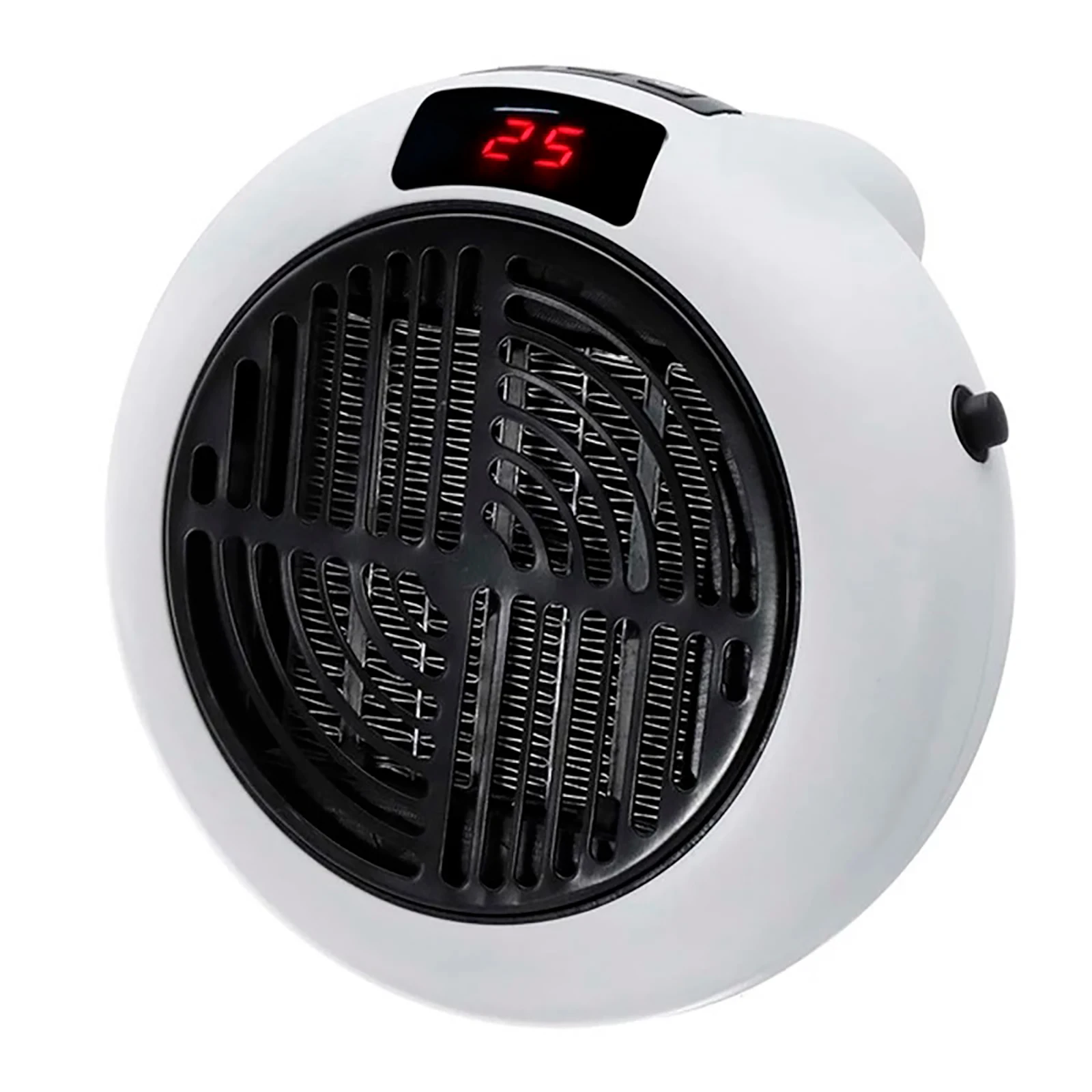 Low consumption portable heater with remote control | Power: 900 W | Temperature adjustable and fast heating | For bathroom, home, office | Programmable timer | RevolutionLine