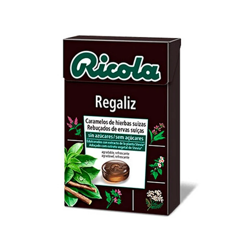 CARAMELOS RICOLA REGALIZ S-A 50 G