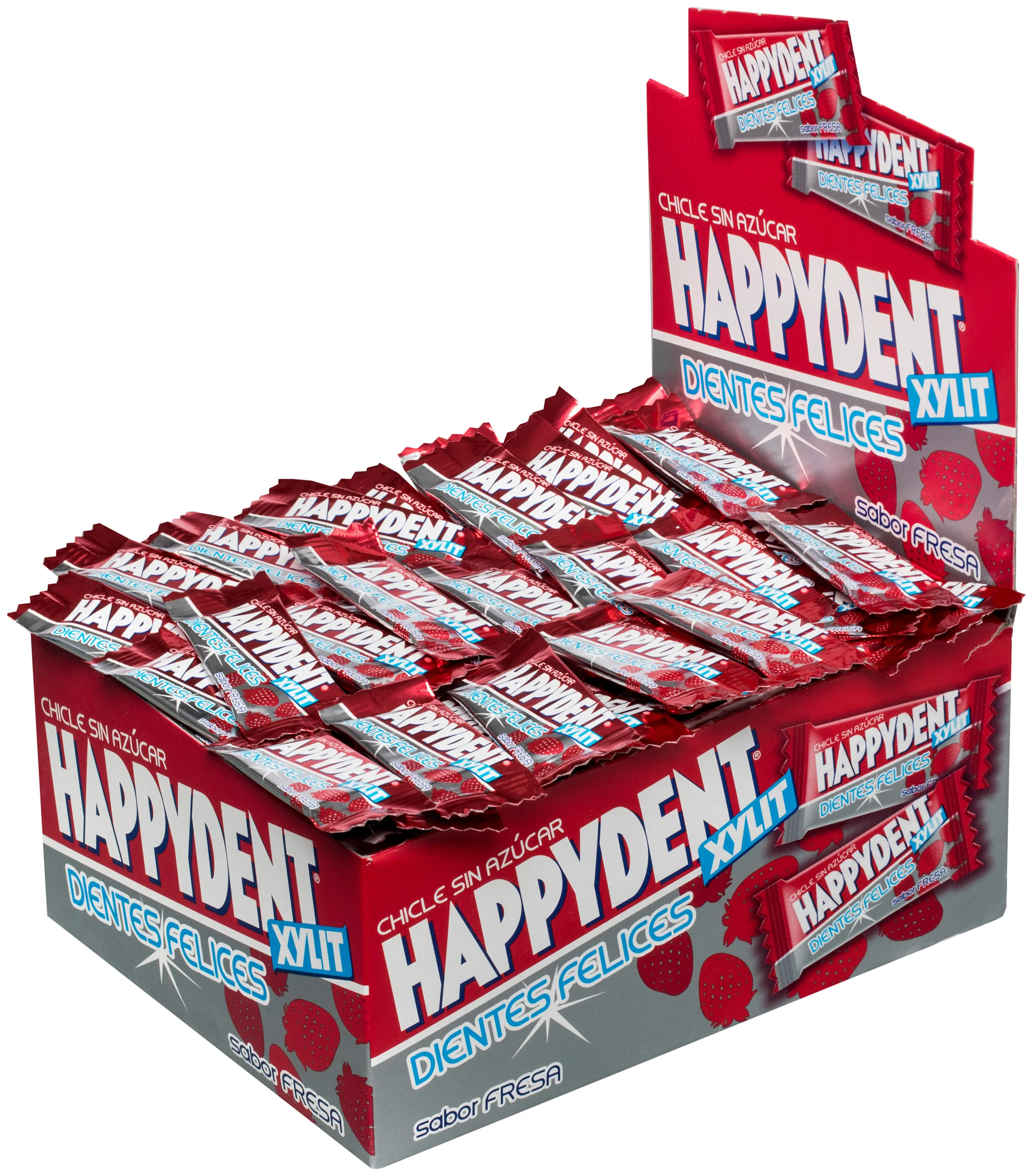 Happydent Gums Assorted Flavors-Happydent Chewing 200 Uniades-Strawberry Chewing-Mint-Chlorophyll