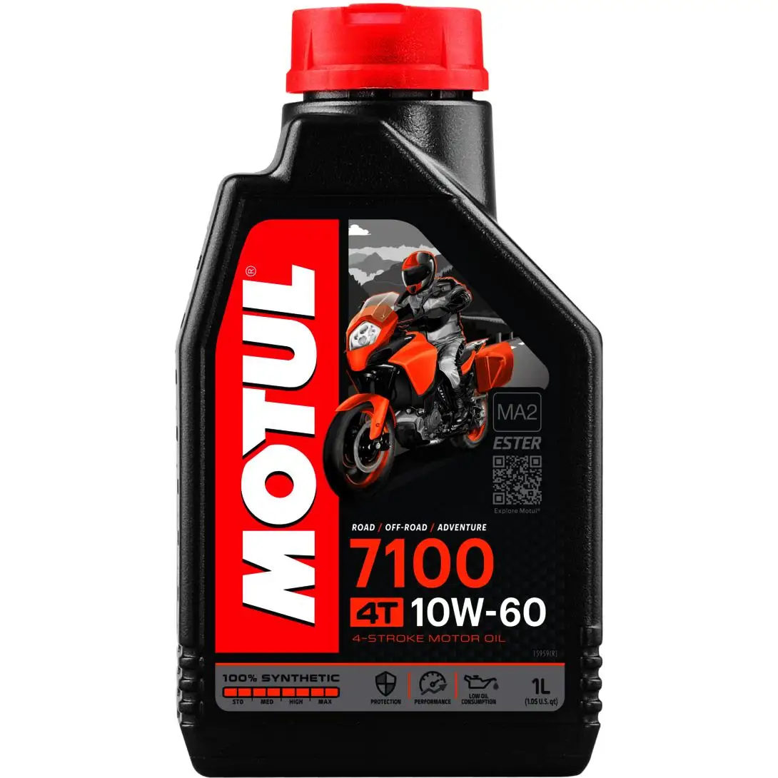 Aceite Lubricante 4T 7100 10W60 1L - 100% Sintético Con Ahorro De Combustible Basado En Tecnología De Ésteres 104100
