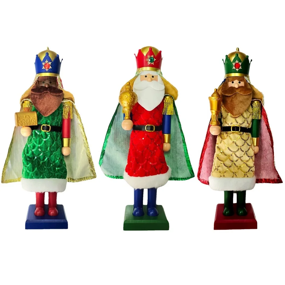 REYES MAGOS ORION 3 SRT 12X9X38cm,pack juego de 3 piezas.DECORACION DE NAVIDAD,Gerimport,FESPU