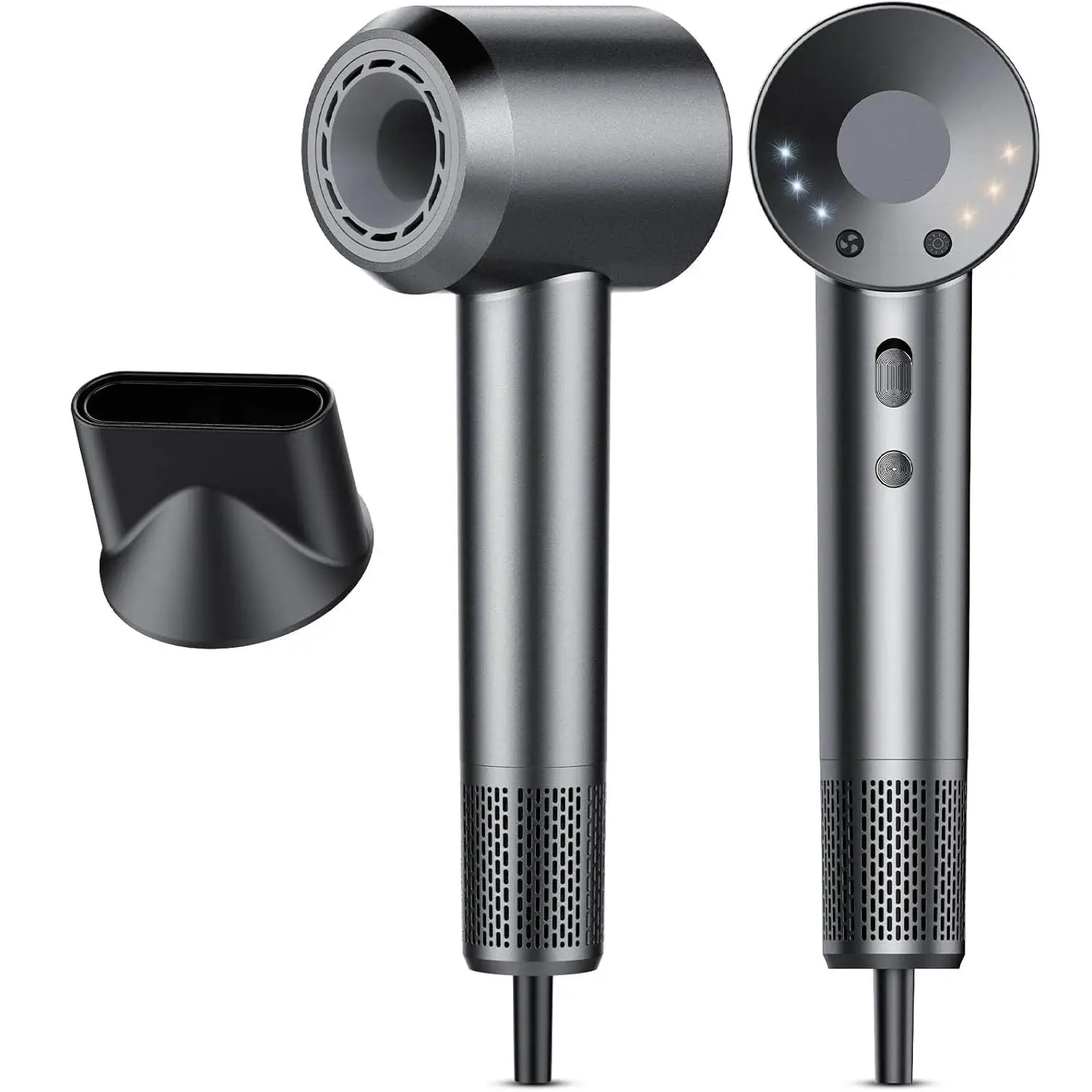 Secador de Pelo sin Aspas Profesional – Potente Secado Rápido con Iones Negativos para el Cuidado del Cabello