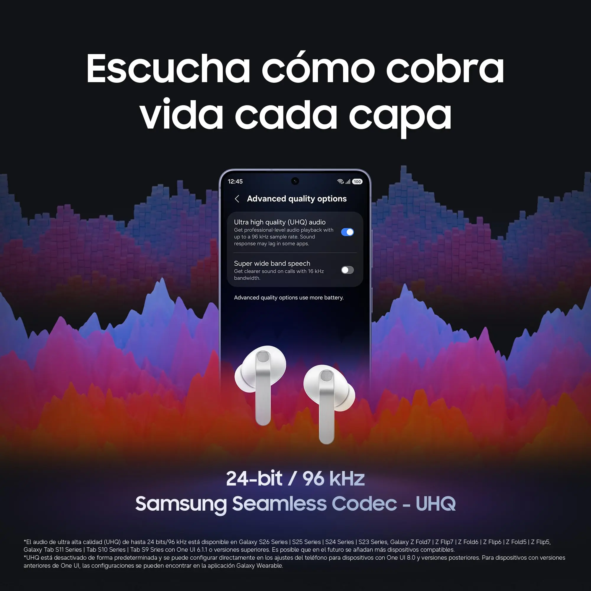 Samsung Galaxy Buds4 Pro, Auriculares Bluetooth, Audio Hi-Fi, Cancelación de Ruido Adaptativa, Llamadas súper claras, Agente IA (Versión Española) 5