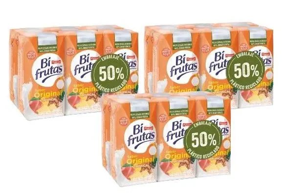 PASCUAL BIFRUTAS TROPICAL 200 ml P-6 CAJA DE 18U (total 3.6L)