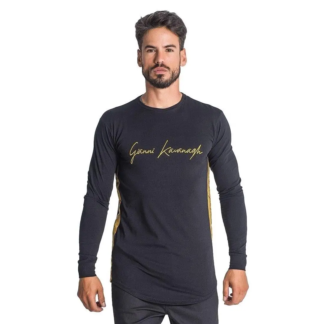 Gianni Kavanagh Logo Noble Black T-shirt