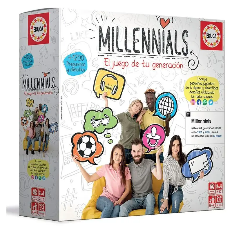 Millennial Generation question board game