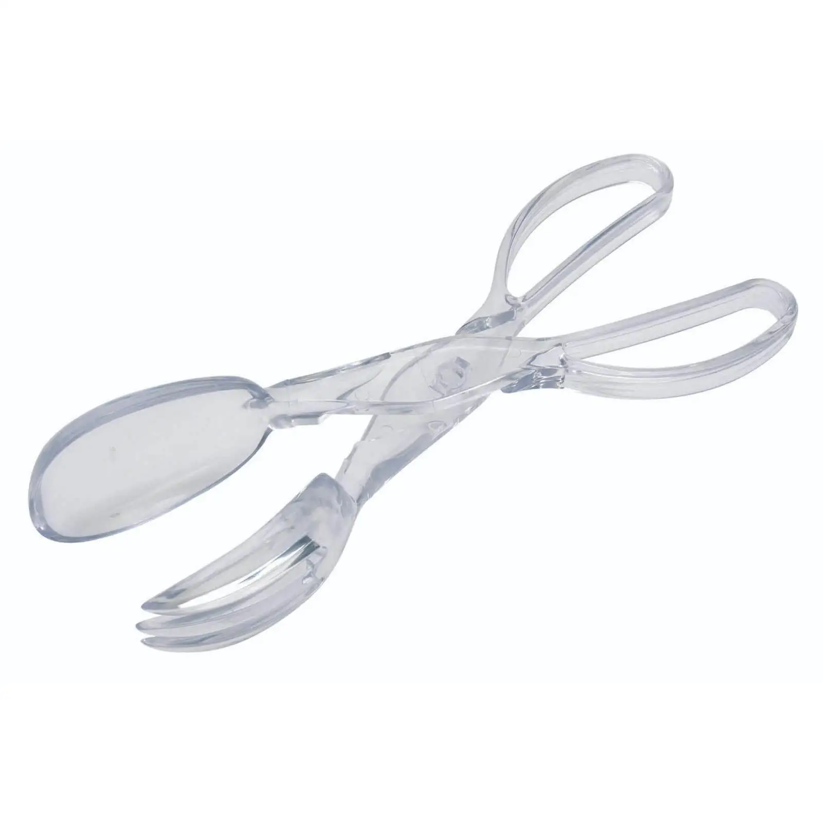 KitchenCraft Pinzas para Servir Ensaladas, Juego de Cubiertos de Plástico con Forma de Tijera, 29 cm