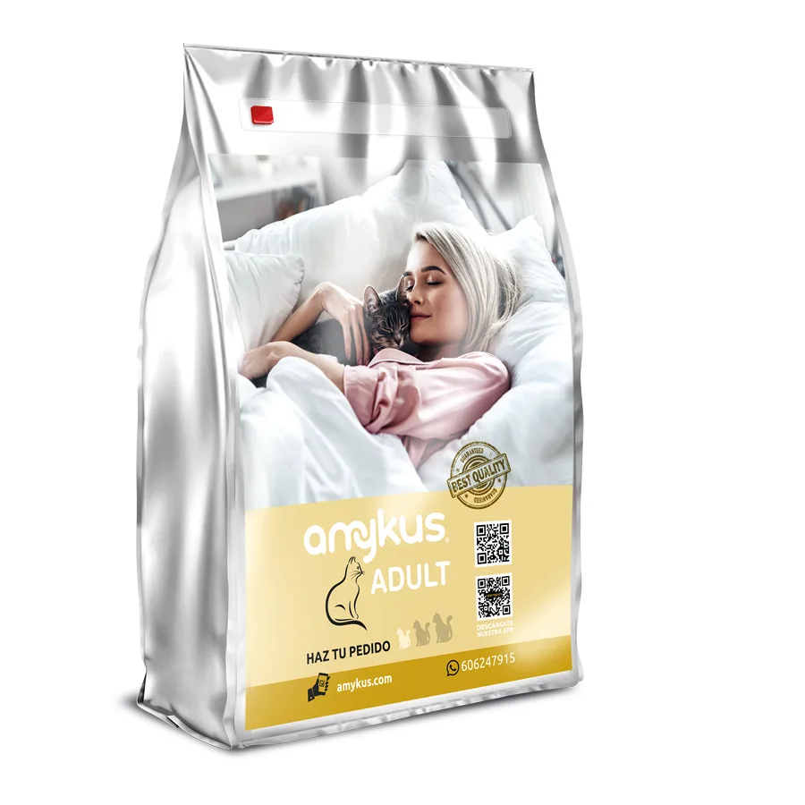 Amykus Original Cat Adult – Pienso Completo para Gatos Adultos con Pollo | Rico en Proteínas y Nutrientes | Comida Seca para Gatos