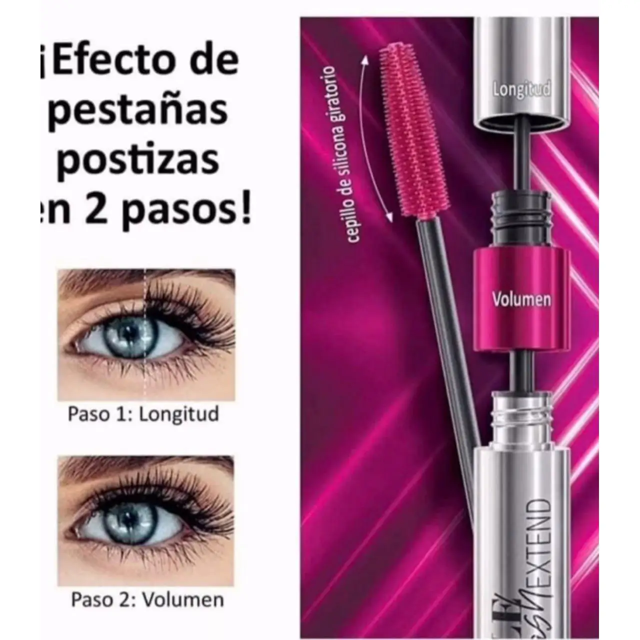 Máscara de pestañas Double Lash Extend