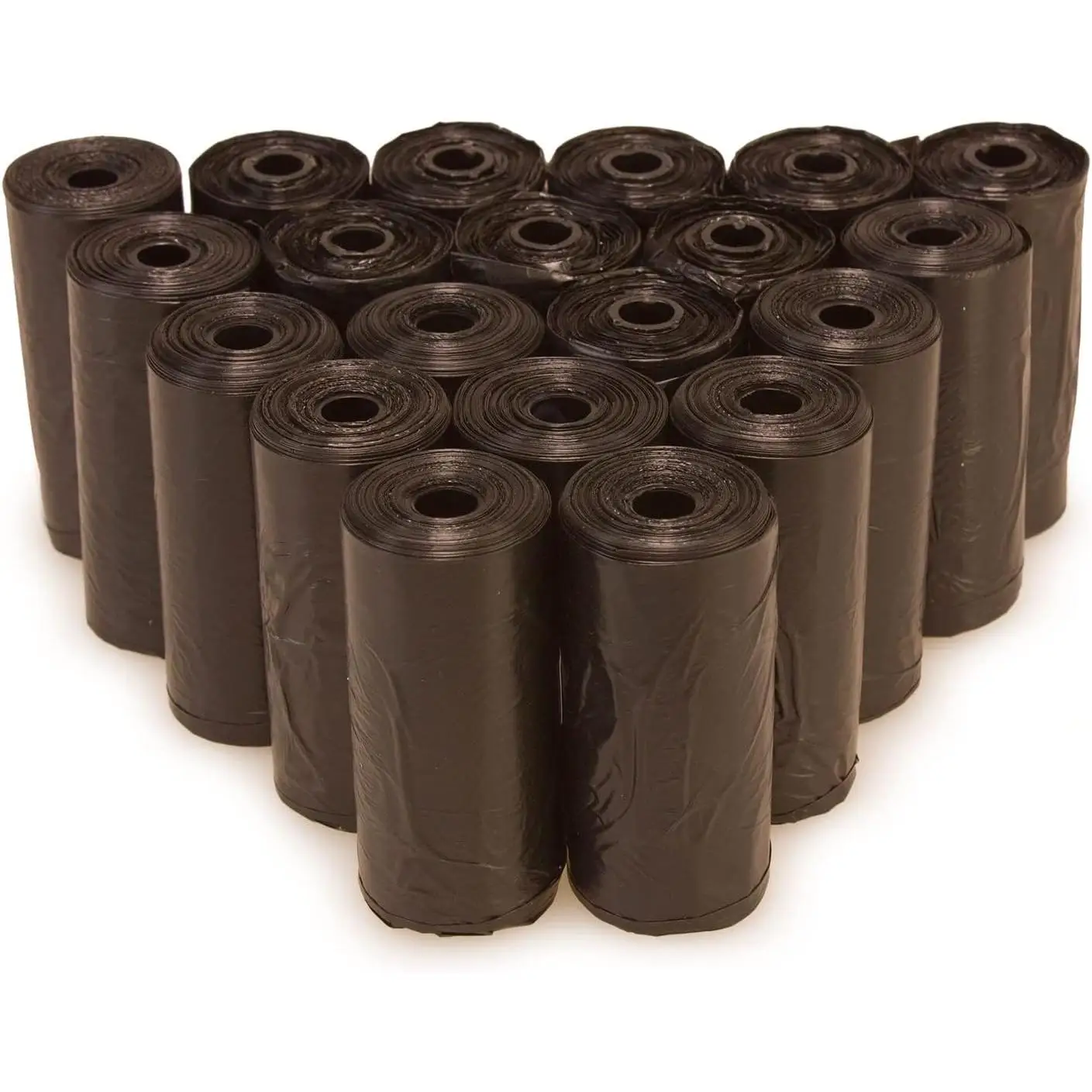 Bolsa para caca Excrementos de Perro mascotas negro y multicolor surtidos de cantidad a diferentes precios para elegir alta resistencia 150/300/600/900/1800 bolsas -Cada rollo trae 15 bolsas