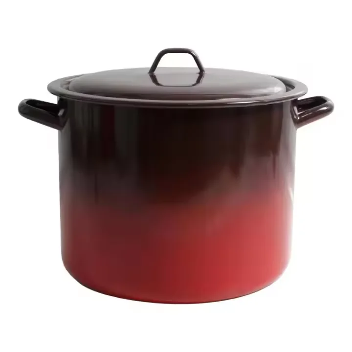 UD -Olla Inducción de Acero con Esmalte Ecológico y Tapa – Durable y Compatible para Todo Fuego