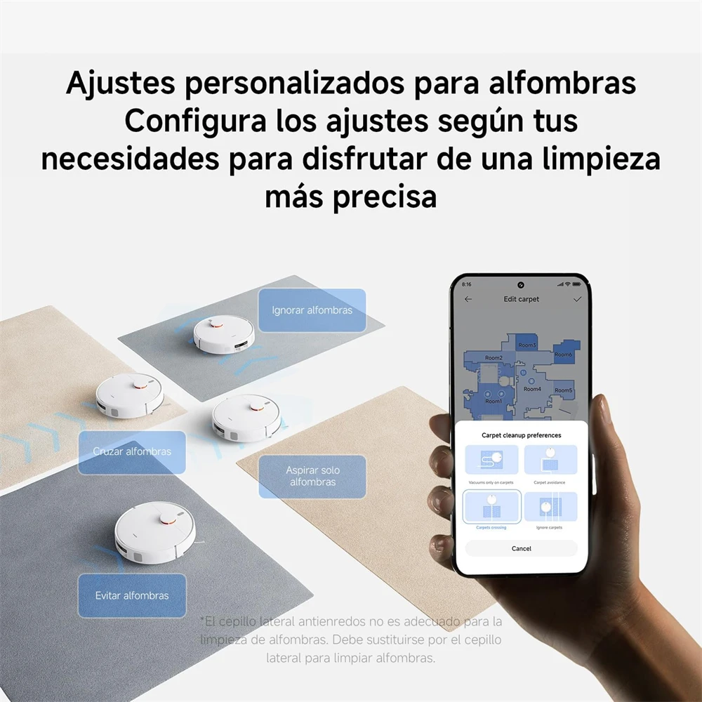 XIAOMI H40 Robot Vacuum Cleaner with Self-Empty Station, 10000Pa Suction, LDS Laser Navigation, Voice Control/App 6